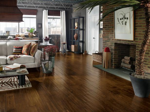 Living room flooring